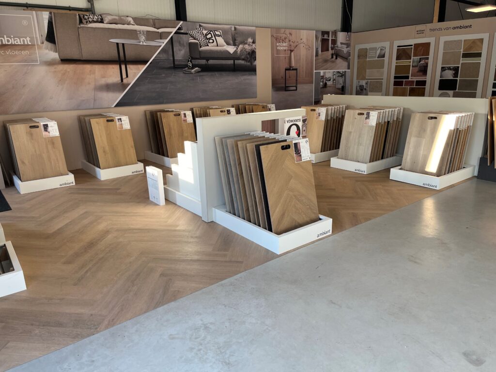 Showroom Roeltap Berltsum pvc vloeren