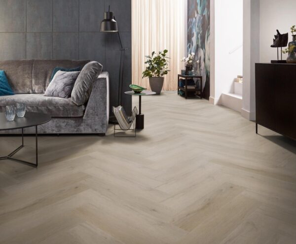 Spigato Vivero visgraat dryback Light Oak Ambiant 6411182019 pvc vloer
