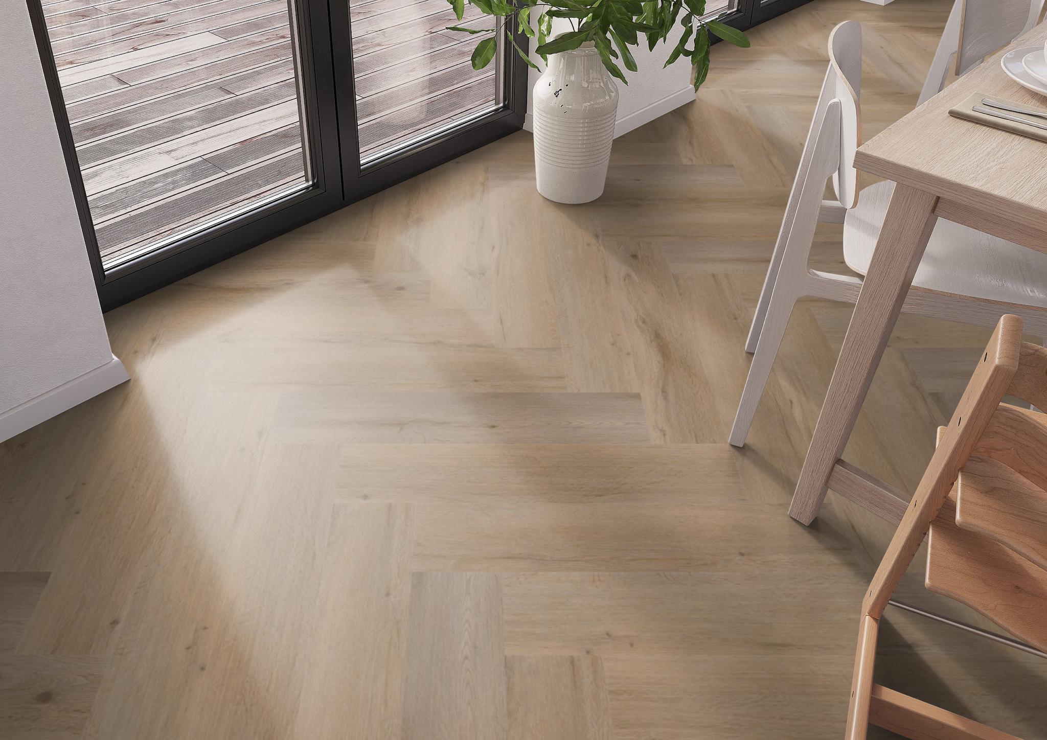 Spigato Vivero visgraat dryback Natural Oak Ambiant 6411182219 sfeerfoto