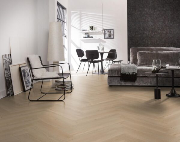 Spigato Vivero visgraat dryback beige Ambiant 6411182419 sfeerfoto