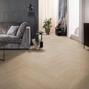 Spigato Vivero visgraat dryback beige Ambiant sfeerfoto
