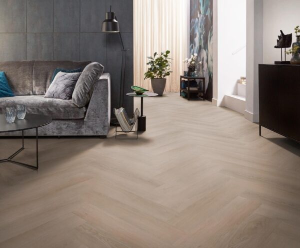Spigato Navaro visgraat dryback Dark Oak Ambiant 9611751119 pvc vloer