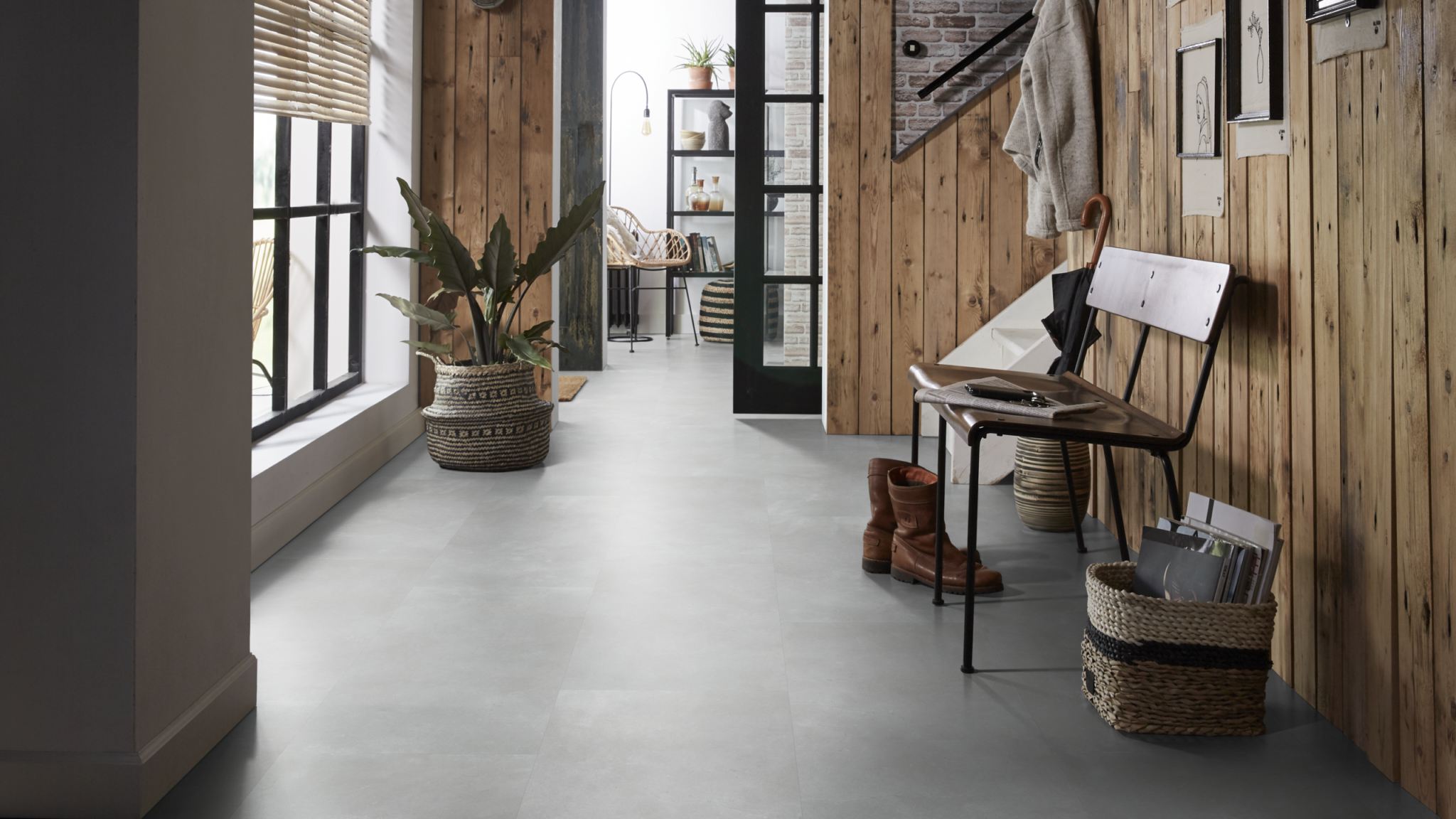 Piazzo dryback Light Grey Ambiant 6091731319 pvc vloer