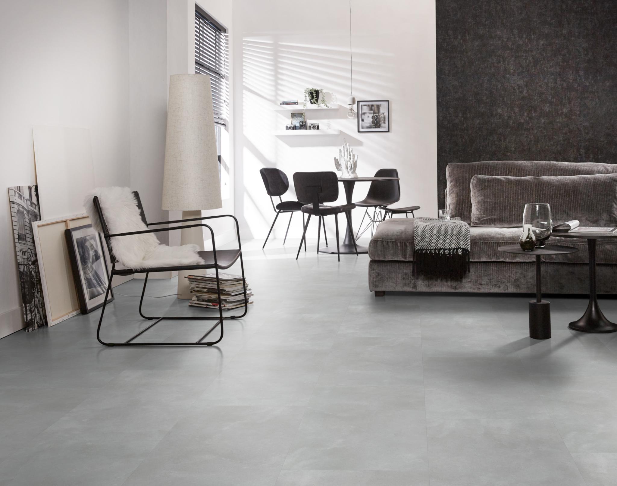 Piazzo dryback Light Grey Ambiant 6091731319 pvc sfeerfoto