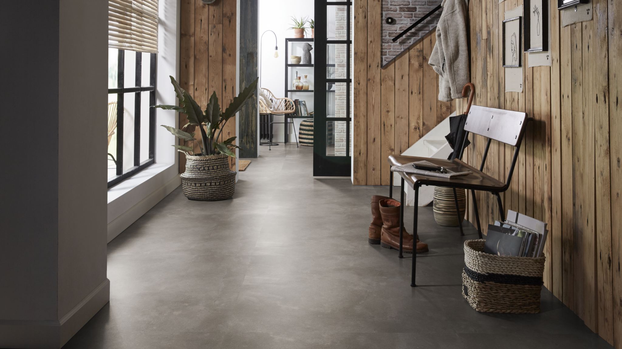 Piazzo XL dryback Warm Grey Ambiant 6090721019 pvc vloer