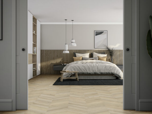 7230 Hongaarse punt Vivafloors slaapkamer