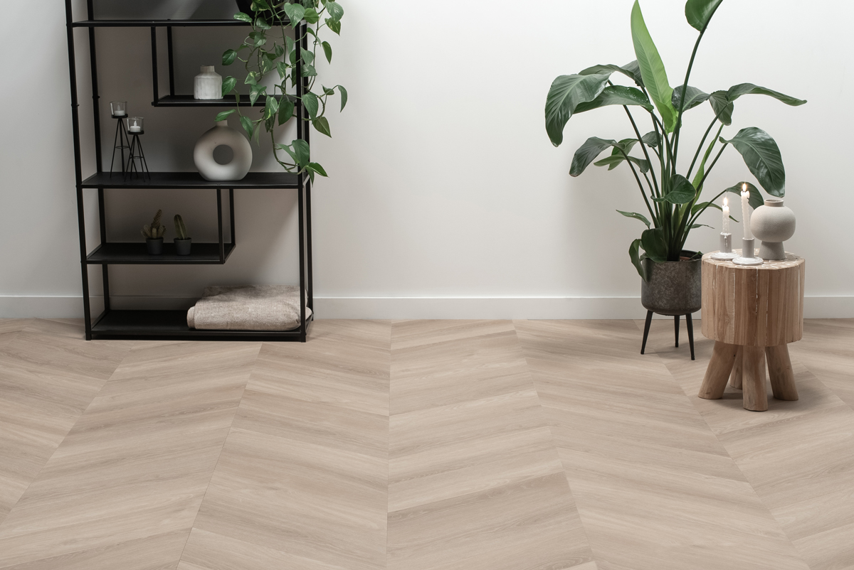 Floer Hongaarse Punt PVC – Onbehandeld Eiken